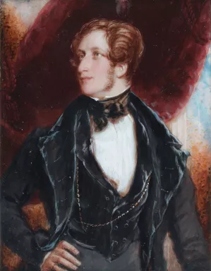 Frederick William Robert Stewart, 4th Marquess Of Londonderry Kp, Pc Oil painting by Simon Jacques Rochard