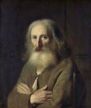 Portrait of an Old Man by Simon Kick Oil Painting