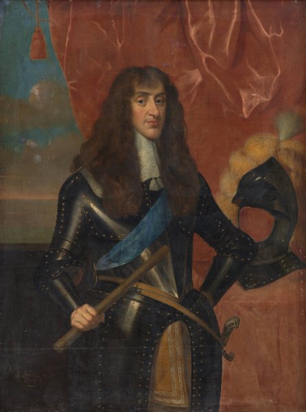 Prince James of England  by Simon Luttichuys - Hand-Painted Oil Painting Reproduction