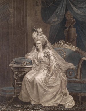 Marie Antoinette by Simon Malgo Oil Painting