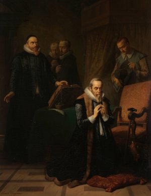 Het laatste gebed van Johan van Oldenbarnevelt by Simon Opzoomer Oil Painting