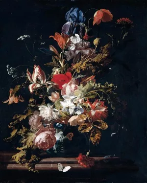 Flower Still-Life by Simon Pietersz Verelst - Oil Painting Reproduction