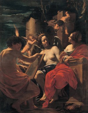 Allegory by Simon Vouet Oil Painting