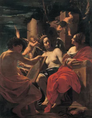 Allegory by Simon Vouet Oil Painting