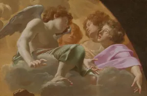 Model for Altarpiece in St. Peter's by Simon Vouet Oil Painting