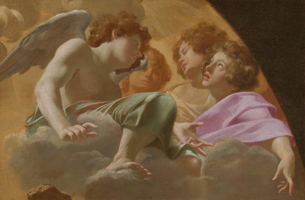 Main Product Photo of Model for Altarpiece in St. Peter's  Painting by Simon Vouet
