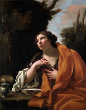 Saint Mary Magdalen by Simon Vouet Oil Painting