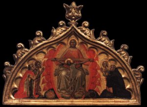 Throne of Grace with Four Saints