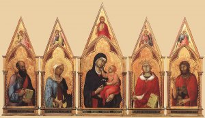 Boston Polyptych by Simone Martini Oil Painting