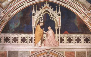 Consecration of the Chapel by Simone Martini Oil Painting