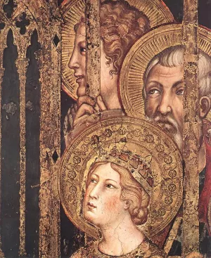 Maesta Detail 6 by Simone Martini Oil Painting