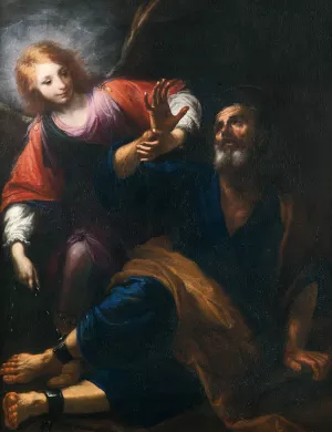 The Liberation of Saint Peter by Simone Pignoni Oil Painting