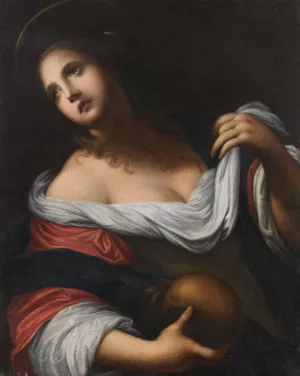 The Mary Magdalene by Simone Pignoni Oil Painting