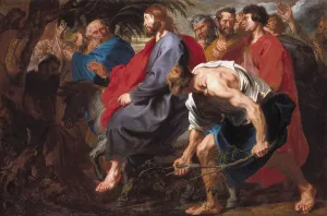 Entry of Christ into Jerusalem painting by Sir Anthony Van Dyck