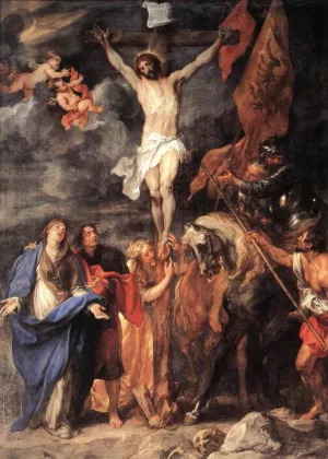 Golgotha by Sir Anthony Van Dyck - Oil Painting Reproduction