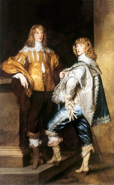Main Product Photo of Lord John and Lord Bernard Stuart Painting by Sir Anthony Van Dyck