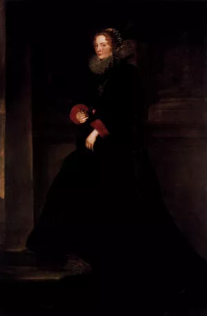 Marchesa Geronima Spinola by Sir Anthony Van Dyck - Oil Painting Reproduction