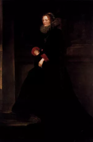 Marchesa Geronima Spinola Oil painting by Sir Anthony Van Dyck