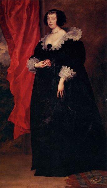 Main Product Photo of Margaret of Lorraine, Duchess of Orleans Painting by Sir Anthony Van Dyck