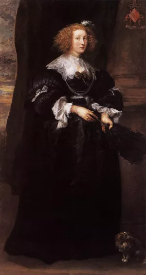 Marie de Raet painting by Sir Anthony Van Dyck