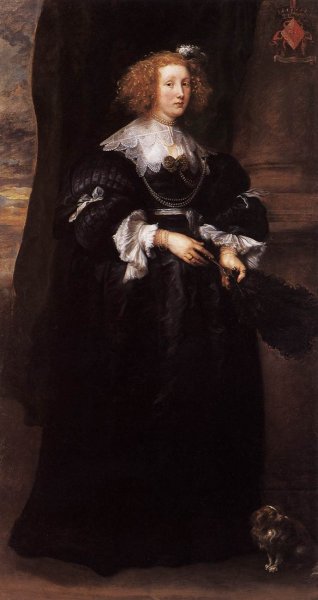 Main Product Photo of Marie de Raet Painting by Sir Anthony Van Dyck