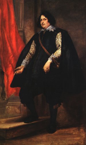 Portrait of a Gentleman by Sir Anthony Van Dyck Oil Painting