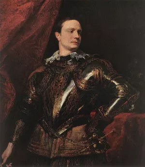 Portrait of a Young General painting by Sir Anthony Van Dyck