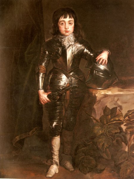 Main Product Photo of Portrait of Charles II When Prince of Wales Painting by Sir Anthony Van Dyck