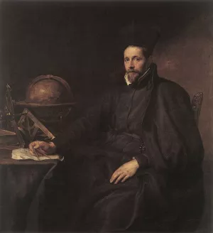 Portrait of Father Jean-Charles della Faille, S.J. Oil painting by Sir Anthony Van Dyck