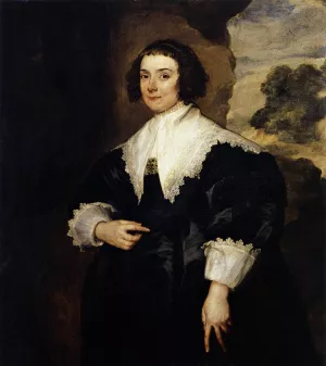 Portrait of Isabella van Assche by Sir Anthony Van Dyck Oil Painting