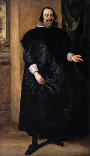 Portrait of Joost de Hertoghe by Sir Anthony Van Dyck Oil Painting