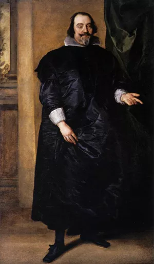 Portrait of Joost de Hertoghe Oil painting by Sir Anthony Van Dyck