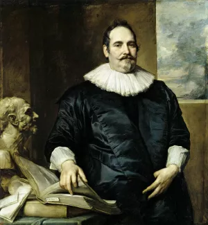 Portrait of Justus van Meerstraeten Oil painting by Sir Anthony Van Dyck