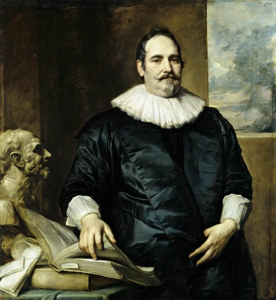 Main Product Photo of Portrait of Justus van Meerstraeten Painting by Sir Anthony Van Dyck