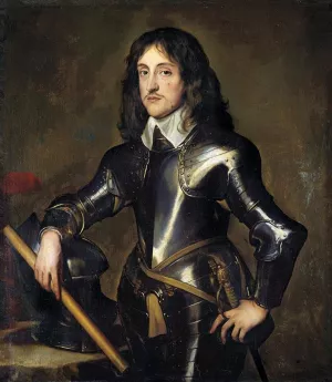 Portrait of Prince Charles Louis, Elector Palatine painting by Sir Anthony Van Dyck
