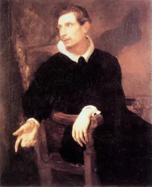 Portrait of Virginio Cesarini Oil painting by Sir Anthony Van Dyck