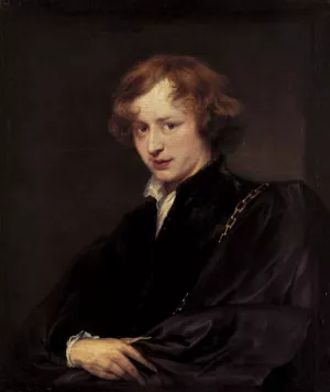 Self Portrait by Sir Anthony Van Dyck Oil Painting