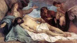 The Lamentation of Christ by Sir Anthony Van Dyck - Oil Painting Reproduction