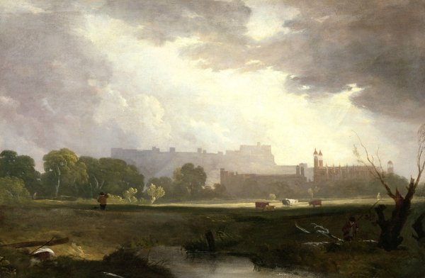 Main Product Photo of Windsor from Eton Painting by Sir Augustus Wall Callcott