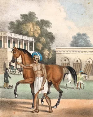 A Syce or Groom by Sir Charles D'Oyly Oil Painting