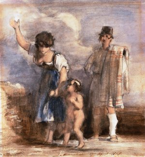 La Mancha by Sir David Wilkie Oil Painting
