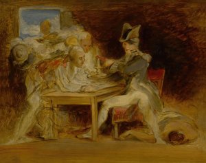 Nelson sealing the Copenhagen letter by Sir David Wilkie Oil Painting