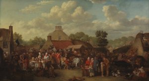 Pitlessie Fair by Sir David Wilkie Oil Painting