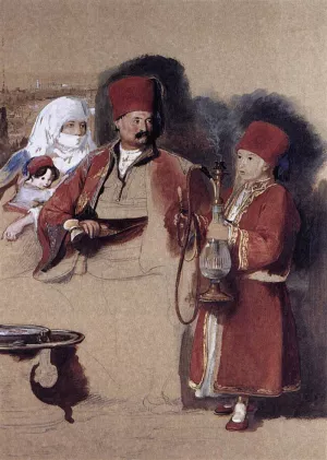 Sotiri, Dragoman of Mr Colquhoun by Sir David Wilkie - Oil Painting Reproduction