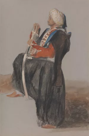 The Dragoman of Mr. Moore, English Consul at Beyrout by Sir David Wilkie Oil Painting