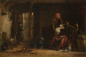 The Highland Family by Sir David Wilkie Oil Painting
