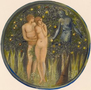 Adder's Tongue Oil painting by Sir Edward Coley Burne-Jones
