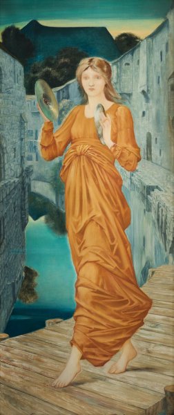 Aurora by Sir Edward Coley Burne-Jones Oil Painting