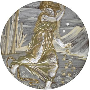 Eurydice Bitten by a Serpent by Sir Edward Coley Burne-Jones Oil Painting