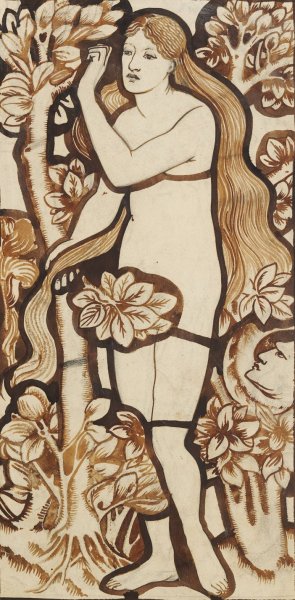 Eve by Sir Edward Coley Burne-Jones Oil Painting